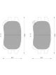 Bosch Brake Pad Front Set Lexus Rx300 For Toyota Harrier