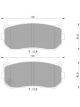 Bosch Brake Pad Rear Set