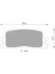 Bosch Brake Pad Rear Set For Toyota Camry Kluger Lexus