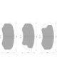 Bosch Brake Pad Front Set Mitsubishi Rosa Bus