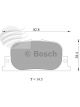 Bosch Brake Pad Rear Set For Toyota Camry Mcv20 3.0L V6 Caldina