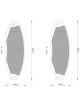 Bosch Brake Pad Rear Set
