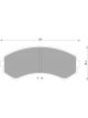 Bosch Brake Pad Front Set