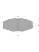 Bosch Brake Pad Front Set