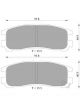 Bosch Disc Pad Rear Set