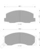 Bosch Disc Pad Front Set