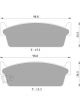 Bosch Brake Pad Rear Set