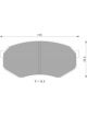 Bosch Disc Pad Front Set