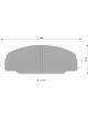 Bosch Disc Pad Front Set