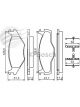 Bosch Brake Pad Front Set Volkswagen Polo 6N. Seat Ibiza Cordoba