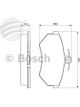 Bosch Brake Pad Front Set