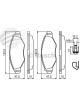 Bosch Brake Pad Front Set Peugeot 206 Xr