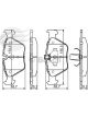 Bosch Brake Pad Front Set Bmw E39 523I 535I