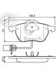 Bosch Brake Pad Front Set