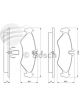 Bosch Brake Pad Rear Set