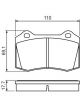 Bosch Disc Pad Front Set Ford Volkswagen Seat