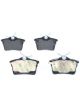 Bosch Brake Pad Rear Set Citroen Berlingo Peugeot 308 Peugeot Partner