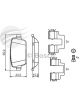 Bosch Brake Pad Rear Set Landrover Freelander