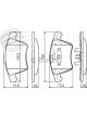 Bosch Brake Pad Front Set
