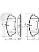 Bosch Brake Pad Front Set Mercedes Benz W204-C180, C200