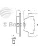 Bosch Brake Pad Rear Set