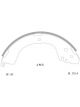 Bosch Brake Shoe Rear Set Triton Mk Express L300 L400 270mm X 50mm
