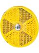 Hella Retro Reflector Amber 60mm Dia Centre Fixing Screw