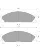 Bosch Brake Pad Front Set For Nissan Navara Pathfinder Terrano Urvan