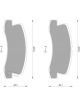 Bosch Brake Pad Rear Set For Camry Celica Corolla Avensis Apollo Lexus