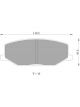 Bosch Brake Pad Front Set Holden Drover, Suzuki Jimny Sierra