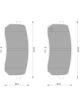 Bosch Brake Pad Rear Set For Hyundai H-1 Iload I-Max Carnival