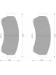Bosch Brake Pad Front Set For Mazda 6 Gh