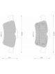 Bosch Brake Pad Rear Set Mazda 3 Bk, Ford Focus,Vectra