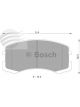 Bosch Brake Pad Front Set Mitsubishi Lancer 2/03- Colt Rg 2006-2013