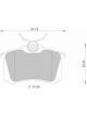 Bosch Brake Pad Rear Set Audi A1,A3,A4,A6,A8,Tt Citroen C3,4. Skoda