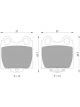 Bosch Brake Pad Rear Set For Lexus Gc300,400,430,Is200,300 Aristo Chaser