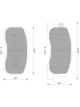Bosch Brake Pad Front Set Daihatsu Sirion M100,101,Gti Move L601,Yrv