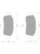 Bosch Brake Pad Front Set For Toyota Echo Ncp10,12,13 10/1999 - 10/20…
