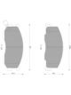 Bosch Brake Pad Front Set For Toyota Tarago,Townace,Estima Spacia, Li…