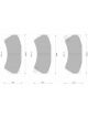 Bosch Brake Pad Front Set Suzuki Swift Ez 2/05-4/13 Baleno 1.8L 99-01