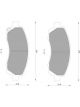 Bosch Brake Pad Front Set For Subaru Impreza Liberty 93-99 Akebono