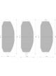 Bosch Brake Pad Front Set For Nissan Patrol Ford Courier