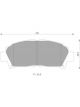 Bosch Brake Pad Front Set For Toyota Mr2 Celica & Gt Four Sprinter Co…