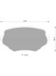 Bosch Brake Pad Front Set Suzuki Vitara,Grand Vitara Xl-7 4WD V6