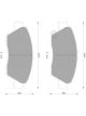 Bosch Brake Pad Front Set Honda Jazz, Civic Ej-Es, Hybrid