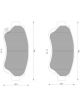 Bosch Brake Pad Front Set For Toyota Camry Celica Avalon Soarer Lexus