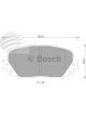 Bosch Brake Pad Front Set For Toyota Yaris Vios