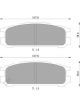 Bosch Brake Pad Rear Set For Subaru Impreza, Wrx 90-98 Legacy