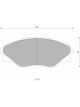 Bosch Brake Pad Front Set For Toyota Hilux Kun16,Tgn16,Ggn15