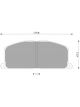 Bosch Brake Pad Front Set For Corolla Camry Celica Corolla Seca Starle…
